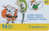 TARJETA DE BRASIL DE NAVIDAD (CHRISTMAS)  PAPA NOEL - Noel