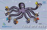 TARJETA DE BRASIL DE NAVIDAD (CHRISTMAS)  FELIZ AÑO NUEVO - Noel