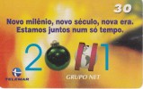 TARJETA DE BRASIL DE NAVIDAD (CHRISTMAS) NUEVO MILENIO - Noel