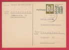 183943 / 1966 - 15 Pf. Schloss Tegel  + 5 Pf. Albertus Magnus , HERRINGEN  , Germany Stationery  Ganzsachen - Postcards - Used