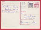 183952 / 1984 - 60 Pf. Inzlinger Wasserschloss + 10 Pf.  FLAMME " Die Infa - Hannover Messegelände " Germany Stationery - Postcards - Used