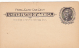 ENTIERS POTAUX AMERICAINS LOT DE 10 Entier TOUS AVEC DES REPIQUAGES DIFFERENTS - POSTAL CARD - 04 - 1901-20