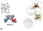 Algeria FDC 1625/6 Olympic Games London 2012 Sport Lutte Wrestling Lotta Ringen Lucha - Ringen