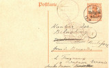 Utilisation Cachet Belge Jambes Juin 1918 - Occupation Allemande