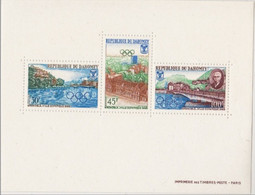 ⭐ Dahomey - Bloc Feuillet - YT N° 10 ** - Neuf Sans Charnière - J.O. D'hiver De Grenoble - 1968 ⭐ - Storia Postale