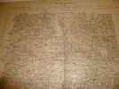 Carte Géographique RUFFEC Charente. 1887. Format 57x45. Carte Dressée Par Ordre Du Ministère De L´intérieur., - Landkarten