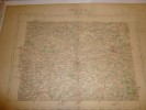 Carte Géographique  PARTHENAY Deux Sevres . 1890. Format 57x45. Carte Dressée Par Ordre Du Ministère De L´intérieur., - Landkarten