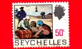 SEYCHELLES - Usato - 1969 - Storia - Pirati - Pirate Hideout - 50 - Seychelles (...-1976)