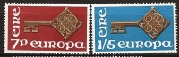 Irlande Eire 1968 N° 203 / 4 ** Europa, CEPT, Emission Conjointe, Europe, Clé, Clef, Sécurité, Coffre Fort, Ferronnerie - Nuevos