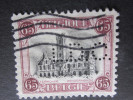 BELGIQUE => BELGIE  =>L.D.C.  Timbre Perforé Perforés Perfins Perfin Perforation Lochung - 1934-51