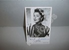 AUTOGRAPHE DE SONJA ZIEMANN SUR CARTE PHOTO UFA FILM ( Tampon Filmstar Au Dos) - Autographs