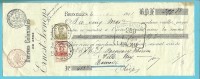 112+118 Op "mandat A L´ordre"  Met Stempel BRUXELLES Met Firmaperforatie (Perfin) "E.S." Van Ernest Soenens - 1909-34