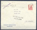 1938 , GUERRA CIVIL , NAVARRA , SOBRE CIRCULADO A SAN SEBASTIAN, RODILLO, MARCA DE CENSURA MILITAR HELLER P 15.3 - Storia Postale