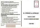 PSEUDO PAP PRIVE : CARTE POSTALE PETITION SYNDICALE Au PRESIDENT DE LA REPUBLIQUE - Pseudo-entiers Privés