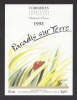 Etiquette De Vin Corbières 1993  -  Paradis Sur Terre - Thème Insecte Coccinelle  -  Les Vignerons De Ribaute (11) - Marienkäfer