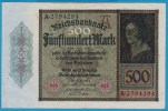 DEUTSCHES REICH 500 MARK 27.03.1922  # A.2794294  P# 73  J. Mayer - 500 Mark