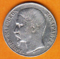France - 5 Francs - 1852 A - Argent - Louis Napoléon Bonaparte - 5 Francs