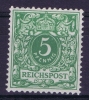 Dt Reich Mi Nr  46 MH/*, Mit Falz, Avec  Charnière - Unused Stamps