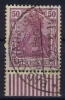 Dt Reich Mi Nr 146II W Gestempelt/used Obl. - Used Stamps