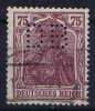 Dt Reich Mi Nr 148I Perfin DB Gestempelt/used Obl. - Used Stamps