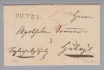 Heimat AG Dietwyl 1863-07-19 Lang-O BOM Nach Hutwyl - Lettres & Documents