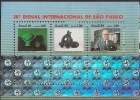 BRAZIL 1989, Art Bienale S/s, Hologram - Blocks & Kleinbögen