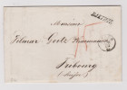 Heimat AG Daetwil 1862-04-27 Langstempel Kursiv BOM Nach Fribourg - ...-1845 Prephilately