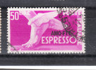 Trieste  A   -   1952. Espresso 50 £  Sovr. Su 1 Riga. Viaggiato - Express Mail