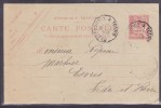 France Type Mouchon - Lettre - 1900-02 Mouchon