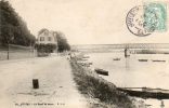 CPA - JUVISY-sur-ORGE (91) - Aspect Du Restaurant-Salon , Du Bord De Seine Et Du Pont Métallique En 1900 - Juvisy-sur-Orge