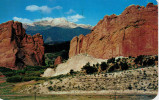 THROUGH THE GATEWAY OF THE GARDEN OF THE GODS    (VIAGGIATA) - Colorado Springs