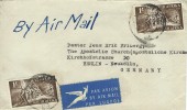 South Africa.  Air Mail.   Cover Sent To Germany.  H-575 - Luftpost