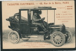 AUTOMOBILES - Voiture à Pétrole 12/14 HP - Pub TAXAUTOS ELECTRIQUES , 48 Rue De La Boëtie , PARIS - Taxis & Fiacres