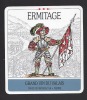 Etiquette De Vin Ermitage  - Thème Militaire  -  Caves De Riondaz à Sierre  Suisse - Antiche Uniformi