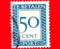 OLANDA - Usato - 1947 - Portzegel - Figure - Segnatasse - Te Betalen - 50 - Postage Due