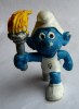 FIGURINE SCHTROUMPF - SMURF - PIFUTOS  - Publicitaire Pour Peugeot (1) - Schtroumpfs (Los Pitufos)