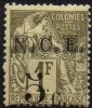 NOUVELLE-CALEDONIE - 5 Sur 1 F. De 1886 Neuf - Ongebruikt