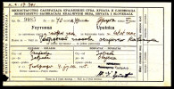 TICKET - Ministry Of Transport Kingdom Of Serbs, Croats And Slovenes - Year 1925, - Chèques & Chèques De Voyage