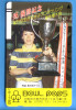 Japan Japon Telefonkarte Phonecard Télécarte Barcode Balken Front Bar Nr. 110 - 011  Bowling Bowl  Pokal - Sport