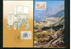 Jugoslawien / Yugoslavia / Yougoslavie 1983 80 Years From The First Transportation Of Post Michel 1989-1990 Maximumcards - Busses