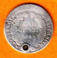 France - 50 Centimes - 1882 - ARGENT - 50 Centimes