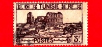 TUNISIA - Usato - 1945 - Rovime - Anfiteatro Romano Di  El Jem - 3 - Oblitérés