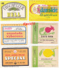 Lot De 10 Petites Etiquettes ( Origine Pays De L'est / A Identifier ) - Verzamelingen, Voorwerpen En Reeksen