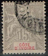 Côte D'Ivoire - 1900 - Y&T N° 15, Oblitéré - Gebruikt