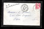 Cachet à Date Bureau De Distribution En 1950 Sur 15 Cent Gandon Sur LETTRE AVEC CORRESPONDANCE Lot9006 - 1903-60 Säerin, Untergrund Schraffiert