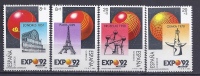 ESPAGNE - Yvert - 2606/09** - Cote 1,60 € - - 1992 – Siviglia (Spagna)