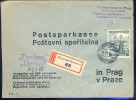 #F803. Böhmen & Mähren 1940. Michel 31 On Registered Cover. Cancelled Moravska Ostrava 9, 02.03.1940. - Covers & Documents
