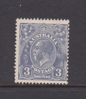 Australia 1926-30 Small Multiple Watermark Perf 12,5x13,5 King George V, SG 100  3 Penny Blue Mint - Neufs