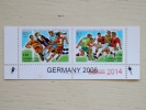 Mint Post Stamps From Tajikistan Sport Football Soccer Fifa World Cup Germany 2006 Overprint 2014 Brazil, Not Complecte - Tadjikistan