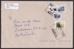 Canada: Cover To Netherlands, 2015, 4 Stamps, Box Cancel St-Joseph Blvd Orleans, Landscape, Animal (traces Of Use) - Brieven En Documenten